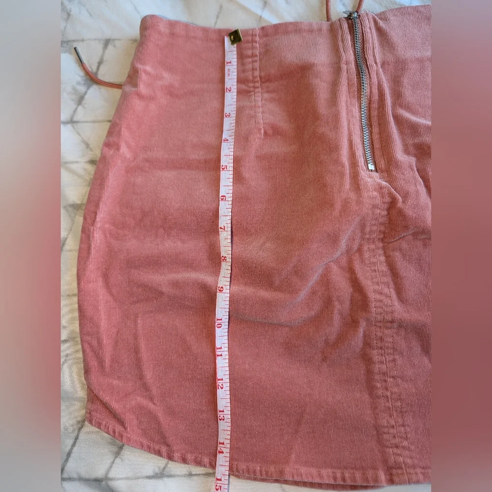 Forever 21 Lace-Up Corduroy Mini Skirt - Picture 6 of 6